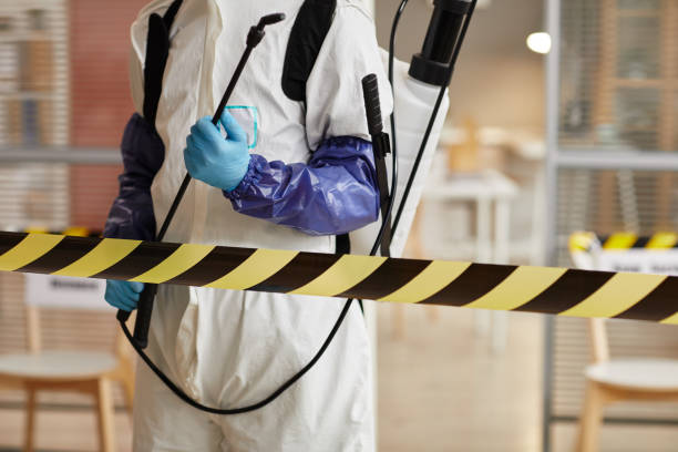 Professional Biohazard Cleanup technician working in Jasper, MN